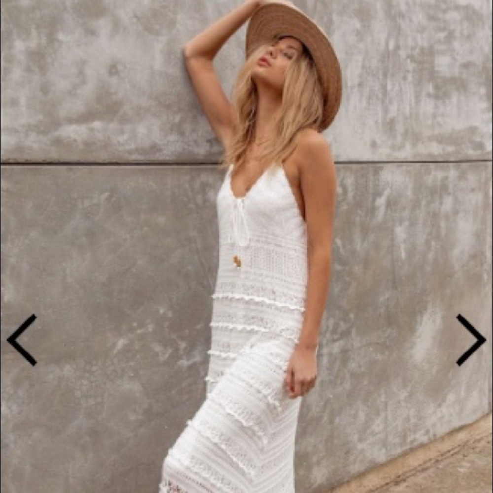 12th Tribe Boho White Dress